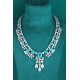 Ruif Jewelry Classic Design S925 Silver  68.4ct Lab Grown Paraiba Sapphire Pendant Necklace Gemstone Jewelry