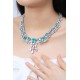 Ruif Jewelry Classic Design S925 Silver 68.4ct Lab Grown Paraiba Sapphire Pendant Necklace Gemstone Jewelry Ruif Jewelry Classic Design S925 Silver 68.4ct Lab Grown Paraiba Sapphire Pendant Necklace Gemstone Jewelry