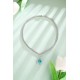 Ruif Jewelry Classic Design S925 Silver 6.53ct Lab Grown Paraiba Sapphire Pendant Necklace Gemstone Jewelry Ruif Jewelry Classic Design S925 Silver 6.53ct Lab Grown Paraiba Sapphire Pendant Necklace Gemstone Jewelry