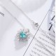 Ruif Jewelry Classic Design S925 Silver 2.252ctct Lab Grown Paraiba Sapphire Pendant Necklace Gemstone Jewelry Ruif Jewelry Classic Design S925 Silver 2.252ctct Lab Grown Paraiba Sapphire Pendant Necklace Gemstone Jewelry