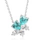 Ruif Jewelry Classic Design S925 Silver 4.43ct Lab Grown Paraiba Sapphire Pendant Necklace Gemstone Jewelry Ruif Jewelry Classic Design S925 Silver 4.43ct Lab Grown Paraiba Sapphire Pendant Necklace Gemstone Jewelry