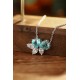 Ruif Jewelry Classic Design S925 Silver 4.43ct Lab Grown Paraiba Sapphire Pendant Necklace Gemstone Jewelry Ruif Jewelry Classic Design S925 Silver 4.43ct Lab Grown Paraiba Sapphire Pendant Necklace Gemstone Jewelry