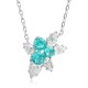 Ruif Jewelry Classic Design S925 Silver 1.64ct Lab Grown Paraiba Sapphire Pendant Necklace Gemstone Jewelry Ruif Jewelry Classic Design S925 Silver 1.64ct Lab Grown Paraiba Sapphire Pendant Necklace Gemstone Jewelry