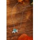 Ruif Jewelry Classic Design S925 Silver 1.64ct Lab Grown Paraiba Sapphire Pendant Necklace Gemstone Jewelry Ruif Jewelry Classic Design S925 Silver 1.64ct Lab Grown Paraiba Sapphire Pendant Necklace Gemstone Jewelry