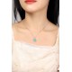 Ruif Jewelry Classic Design S925 Silver 5.5ct Lab Grown Paraiba Sapphire Pendant Necklace Gemstone Jewelry Ruif Jewelry Classic Design S925 Silver 5.5ct Lab Grown Paraiba Sapphire Pendant Necklace Gemstone Jewelry