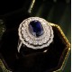 Ruif Jewelry Classic Design S925 Silver 3.79ct Lab Grown Sapphire Ring Wedding Bands ring Ruif Jewelry Classic Design S925 Silver 3.79ct Lab Grown Sapphire Ring Wedding Bands ring