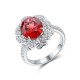 Ruif Jewelry Classic Design S925 Silver 4.755ct Lab Grown Papalacha Sapphire Ring Wedding Bands Ruif Jewelry Classic Design S925 Silver 4.755ct Lab Grown Papalacha Sapphire Ring Wedding Bands