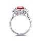 Ruif Jewelry Classic Design S925 Silver 4.755ct Lab Grown Papalacha Sapphire Ring Wedding Bands Ruif Jewelry Classic Design S925 Silver 4.755ct Lab Grown Papalacha Sapphire Ring Wedding Bands