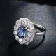 Ruif Jewelry Classic Design S925 Silver 2.64ct Lab Grown Sapphire Ring Wedding Bands ring Ruif Jewelry Classic Design S925 Silver 2.64ct Lab Grown Sapphire Ring Wedding Bands ring