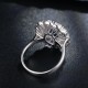 Ruif Jewelry Classic Design S925 Silver 2.64ct Lab Grown Sapphire Ring Wedding Bands ring Ruif Jewelry Classic Design S925 Silver 2.64ct Lab Grown Sapphire Ring Wedding Bands ring