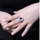 Ruif Jewelry Classic Design S925 Silver 2.64ct Lab Grown Sapphire Ring Wedding Bands ring Ruif Jewelry Classic Design S925 Silver 2.64ct Lab Grown Sapphire Ring Wedding Bands ring