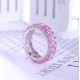 Ruif Jewelry Classic Design S925 Silver 5.51ct Lab Grown Sapphire Ring Pink Color Wedding Bands ring Ruif Jewelry Classic Design S925 Silver 5.51ct Lab Grown Sapphire Ring Pink Color Wedding Bands ring