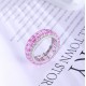 Ruif Jewelry Classic Design S925 Silver 5.51ct Lab Grown Sapphire Ring Pink Color Wedding Bands ring Ruif Jewelry Classic Design S925 Silver 5.51ct Lab Grown Sapphire Ring Pink Color Wedding Bands ring