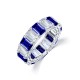 Ruif Jewelry Classic Design S925 Silver 2.59ct Lab Grown Emerald/Ruby/Royal Blue Sapphire Ring Wedding Bands Ruif Jewelry Classic Design S925 Silver 2.59ct Lab Grown Emerald/Ruby/Royal Blue Sapphire Ring Wedding Bands