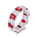 Ruif Jewelry Classic Design S925 Silver 2.59ct Lab Grown Emerald/Ruby/Royal Blue Sapphire Ring Wedding Bands Ruif Jewelry Classic Design S925 Silver 2.59ct Lab Grown Emerald/Ruby/Royal Blue Sapphire Ring Wedding Bands