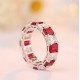 Ruif Jewelry Classic Design S925 Silver 2.59ct Lab Grown Emerald/Ruby/Royal Blue Sapphire Ring Wedding Bands Ruif Jewelry Classic Design S925 Silver 2.59ct Lab Grown Emerald/Ruby/Royal Blue Sapphire Ring Wedding Bands
