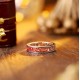 Ruif Jewelry Classic Design S925 Silver 2.06ct Lab Grown Sapphire Ring Rainbow Color Wedding Bands ring