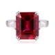 Ruif Jewelry Classic Design S925 Silver 8.578ct Lab Grown Ruby Ring Wedding Bands Ruif Jewelry Classic Design S925 Silver 8.578ct Lab Grown Ruby Ring Wedding Bands