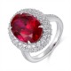 Ruif Jewelry Classic Design S925 Silver 8.18ct Lab Grown Ruby Ring Wedding Bands Ruif Jewelry Classic Design S925 Silver 8.18ct Lab Grown Ruby Ring Wedding Bands