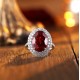 Ruif Jewelry Classic Design S925 Silver 8.18ct Lab Grown Ruby Ring Wedding Bands Ruif Jewelry Classic Design S925 Silver 8.18ct Lab Grown Ruby Ring Wedding Bands