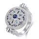 Ruif Jewelry Classic Design S925 Silver 0.525ct Lab Grown Sapphire Ring Wedding Bands ring Ruif Jewelry Classic Design S925 Silver 0.525ct Lab Grown Sapphire Ring Wedding Bands ring