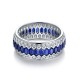 Ruif Jewelry Classic Design S925 Silver 2.18ct Lab Grown Sapphire Ring Wedding Bands ring