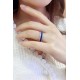 Ruif Jewelry Classic Design S925 Silver 2.18ct Lab Grown Sapphire Ring Wedding Bands ring