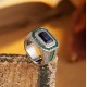 Ruif Jewelry Classic Design S925 Silver 4.76ct Lab Grown Sapphire Ring Wedding Bands Ruif Jewelry Classic Design S925 Silver 4.76ct Lab Grown Sapphire Ring Wedding Bands
