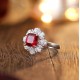 Ruif Jewelry Classic Design S925 Silver 3.65ct Lab Grown Ruby Ring Wedding Bands Ruif Jewelry Classic Design S925 Silver 3.65ct Lab Grown Ruby Ring Wedding Bands