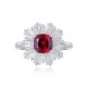 Ruif Jewelry Classic Design S925 Silver 1.47ct Lab Grown Ruby Ring Wedding Bands Ruif Jewelry Classic Design S925 Silver 1.47ct Lab Grown Ruby Ring Wedding Bands