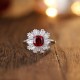 Ruif Jewelry Classic Design S925 Silver 1.47ct Lab Grown Ruby Ring Wedding Bands Ruif Jewelry Classic Design S925 Silver 1.47ct Lab Grown Ruby Ring Wedding Bands