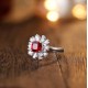 Ruif Jewelry Classic Design S925 Silver 1.47ct Lab Grown Ruby Ring Wedding Bands Ruif Jewelry Classic Design S925 Silver 1.47ct Lab Grown Ruby Ring Wedding Bands