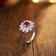 Ruif Jewelry Classic Design S925 Silver 1.47ct Lab Grown Ruby Ring Wedding Bands Ruif Jewelry Classic Design S925 Silver 1.47ct Lab Grown Ruby Ring Wedding Bands
