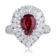 Ruif Jewelry Classic Design S925 Silver 2.83ct Lab Grown Ruby Ring Wedding Bands Ruif Jewelry Classic Design S925 Silver 2.83ct Lab Grown Ruby Ring Wedding Bands