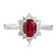 Ruif Jewelry Classic Design S925 Silver 1.14ct Lab Grown Ruby Ring Wedding Bands Ruif Jewelry Classic Design S925 Silver 1.14ct Lab Grown Ruby Ring Wedding Bands