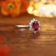 Ruif Jewelry Classic Design S925 Silver 1.14ct Lab Grown Ruby Ring Wedding Bands Ruif Jewelry Classic Design S925 Silver 1.14ct Lab Grown Ruby Ring Wedding Bands
