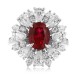 Ruif Jewelry Classic Design S925 Silver 2.66ct Lab Grown Ruby Ring Wedding Bands Ruif Jewelry Classic Design S925 Silver 2.66ct Lab Grown Ruby Ring Wedding Bands