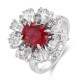 Ruif Jewelry Classic Design S925 Silver 2.66ct Lab Grown Ruby Ring Wedding Bands Ruif Jewelry Classic Design S925 Silver 2.66ct Lab Grown Ruby Ring Wedding Bands