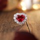 Ruif Jewelry Classic Design S925 Silver 7.49ct Lab Grown Ruby Ring Wedding Bands Ruif Jewelry Classic Design S925 Silver 7.49ct Lab Grown Ruby Ring Wedding Bands