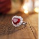 Ruif Jewelry Classic Design S925 Silver 7.49ct Lab Grown Ruby Ring Wedding Bands Ruif Jewelry Classic Design S925 Silver 7.49ct Lab Grown Ruby Ring Wedding Bands