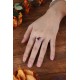 Ruif Jewelry Classic Design S925 Silver 4.14ct Lab Grown Papalacha Ring Wedding Bands Ruif Jewelry Classic Design S925 Silver 4.14ct Lab Grown Papalacha Ring Wedding Bands