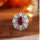 Ruif Jewelry Classic Design S925 Silver 3.63ct Lab Grown Ruby Ring Wedding Bands Ruif Jewelry Classic Design S925 Silver 3.63ct Lab Grown Ruby Ring Wedding Bands