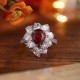 Ruif Jewelry Classic Design S925 Silver 2.56ct Lab Grown Ruby Ring Wedding Bands Ruif Jewelry Classic Design S925 Silver 2.56ct Lab Grown Ruby Ring Wedding Bands