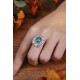 Ruif Jewelry Classic Design S925 Silver 2.24ct Lab Grown Emerald Ring Wedding Bands Ruif Jewelry Classic Design S925 Silver 2.24ct Lab Grown Emerald Ring Wedding Bands