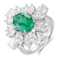 Ruif Jewelry Classic Design S925 Silver 2.44ct Lab Grown Emerald Ring Wedding Bands Ruif Jewelry Classic Design S925 Silver 2.44ct Lab Grown Emerald Ring Wedding Bands
