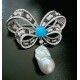 Ruif Jewelry Baroque Pearl Bow Brooch S925 Silver Brooch Women Jewelry Cubic Zircona Gemstone Fashion Jewelry Ruif Jewelry Baroque Pearl Bow Brooch S925 Silver Brooch Women Jewelry Cubic Zircona Gemstone Fashion Jewelry