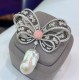 Ruif Jewelry Baroque Pearl Bow Brooch S925 Silver Brooch Women Jewelry Cubic Zircona Gemstone Fashion Jewelry Ruif Jewelry Baroque Pearl Bow Brooch S925 Silver Brooch Women Jewelry Cubic Zircona Gemstone Fashion Jewelry