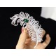 Ruif Jewelry Green Feather Brooch S925 Silver Brooch Women Jewelry 5A Cubic Zircona Gemstone Fashion Jewelry Ruif Jewelry Green Feather Brooch S925 Silver Brooch Women Jewelry 5A Cubic Zircona Gemstone Fashion Jewelry