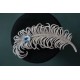 Ruif Jewelry Blue Feather Brooch S925 Silver Brooch Women Jewelry 5A Cubic Zircona Gemstone Fashion Jewelry Ruif Jewelry Blue Feather Brooch S925 Silver Brooch Women Jewelry 5A Cubic Zircona Gemstone Fashion Jewelry