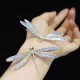 Ruif Jewelry 40x74mm Dragonfly Brooch S925 Silver Blue Green Color Brooch Cubic Zircona Fashion Jewelry Ruif Jewelry 40x74mm Dragonfly Brooch S925 Silver Blue Green Color Brooch Cubic Zircona Fashion Jewelry